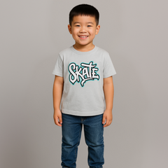 Boys Gray skate T-shirt