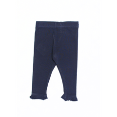 Girls frill style blue tights