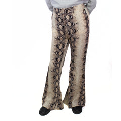 Ladies snake print flapper