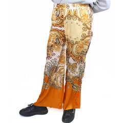 Ladies printed silk flapper