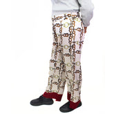 Ladies chain style silk flapper