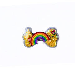 Girls rainbow pin