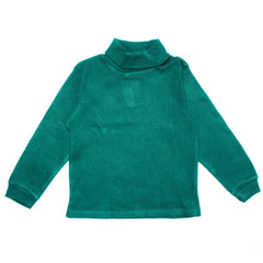 Dark green high neck