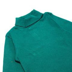 Dark green high neck