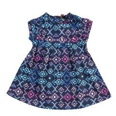 Girls multi print frock