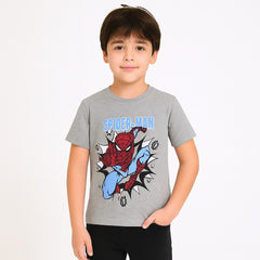 Boys gray Spider-Man T-shirt