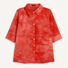 Girls orange tye&dye Top