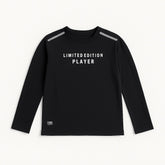 Boys black limitless full sleeve shirt