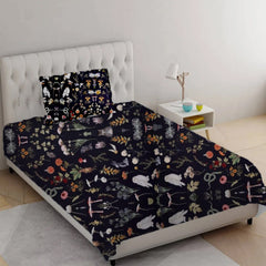 black characters bedsheet