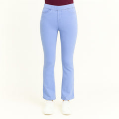 Light blue stretch pant