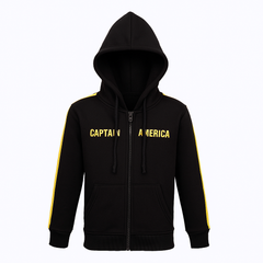 BOYS SIDE STRIPE WOOL CAP CAPTAIN AMERICA UPPER