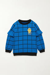 Girls Peanuts Graphic Blue Sweatshirt