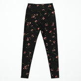 Ladies floral print tights