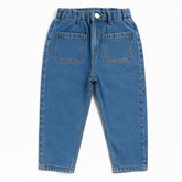 Ice blue pocket style jegging pant