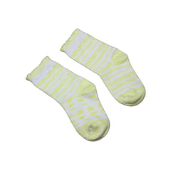Girls yellow tye & dye socks