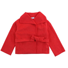 Ladies red short body coat