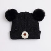 Black velvet bear cap