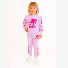 Girls purple Barbie tracksuit
