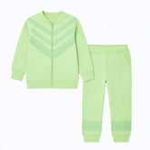 Girls fancy green tracksuit
