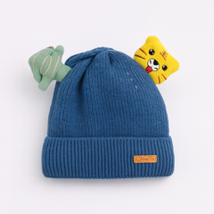 Blue cartoon cap