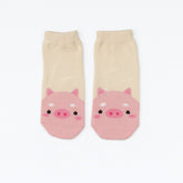 Girls pink pig socks