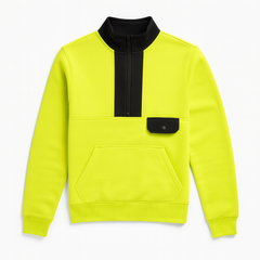 Boys neon zipper