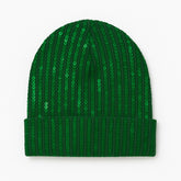 girls green sequin cap