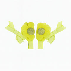 Yellow flower pin