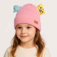 Pink cartoon cap