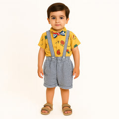 Boys yellow soccer 2 pc