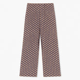 Ladies silk printed trouser