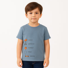 Boys blue tennis T-shirt