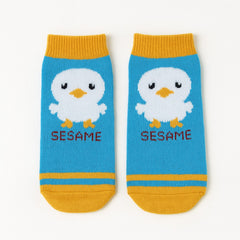 Girls blue duck socks
