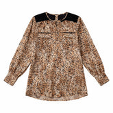 girls leopard printed kurta (Womens)