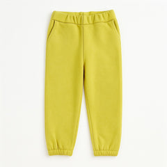 Girls yellow jogger trouser