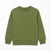 Boys green basic sweatshirt