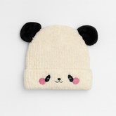 White cloud pompon cap