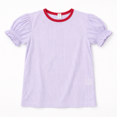 Ladies purple lining Cotton shirt (Last Chance) (Womens)