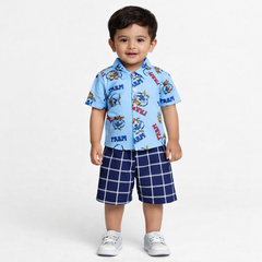 Boys blue cow 2pc (Last Chance) (Summer)
