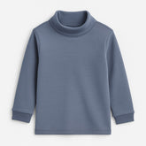 Garish blue high neck