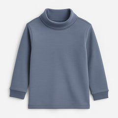 Garish blue high neck