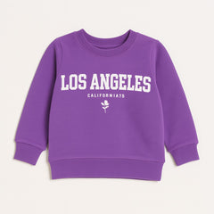 Girls purple Los Angeles sweatshirt