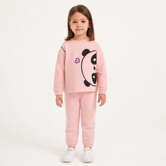 Girls pink panda 2Pc