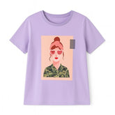 Ladies purple doll T-Shirt