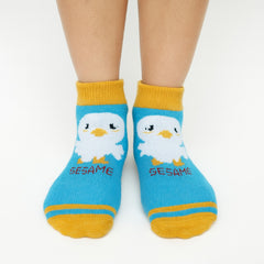 Girls blue duck socks