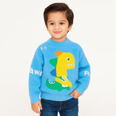 Boys blue Dino sweater