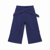 Girls blue knot trouser (Last Chance)
