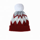 Red White and Blue pompom cap