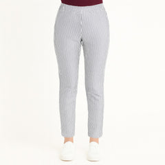 Ladies white and black lining pant