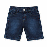 Boys Classic Dark Blue Denim Shorts